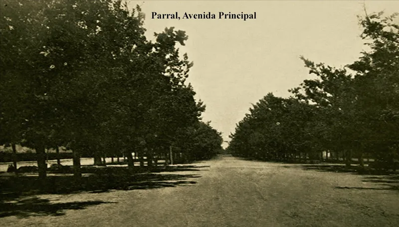 Vista de la Avenida Principal de Parral
