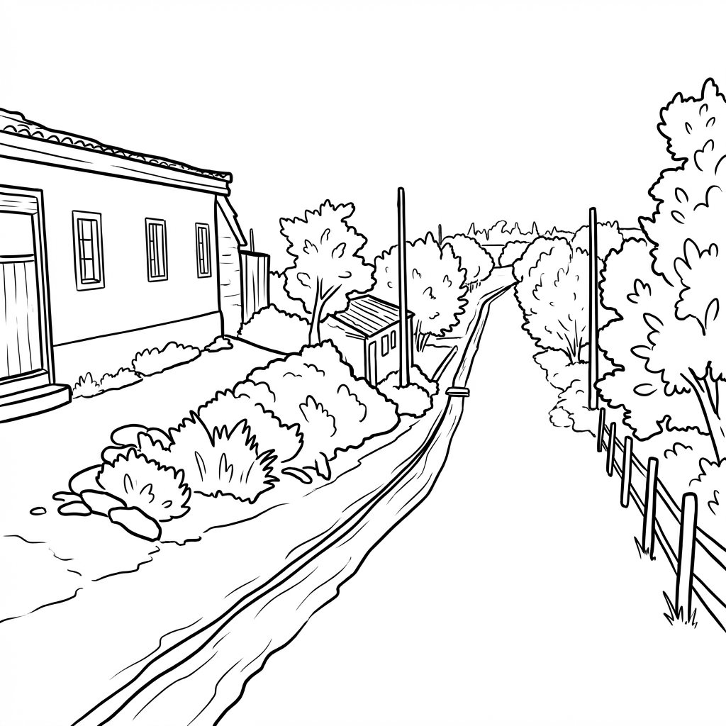 Lámina para colorear - Bajada Buenos Aires