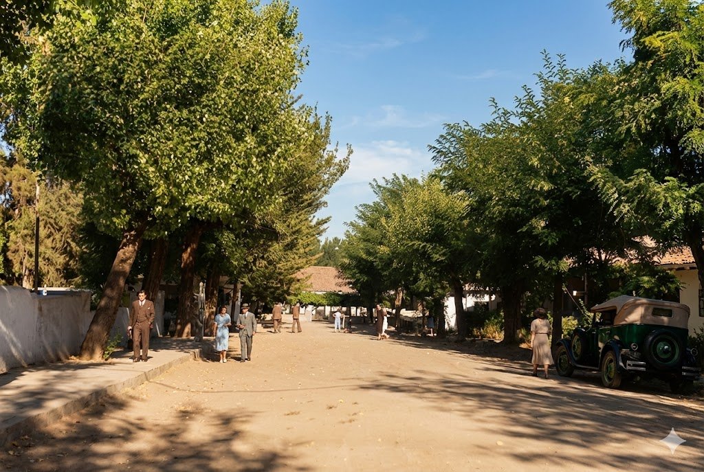 Termas de Catillo - Coloreada con IA
