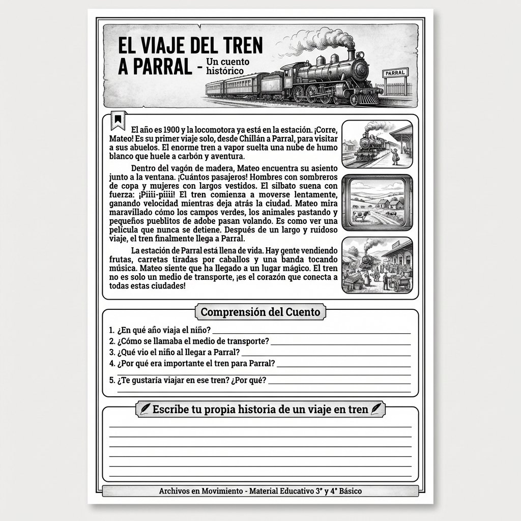 Cuento El Viaje del Tren