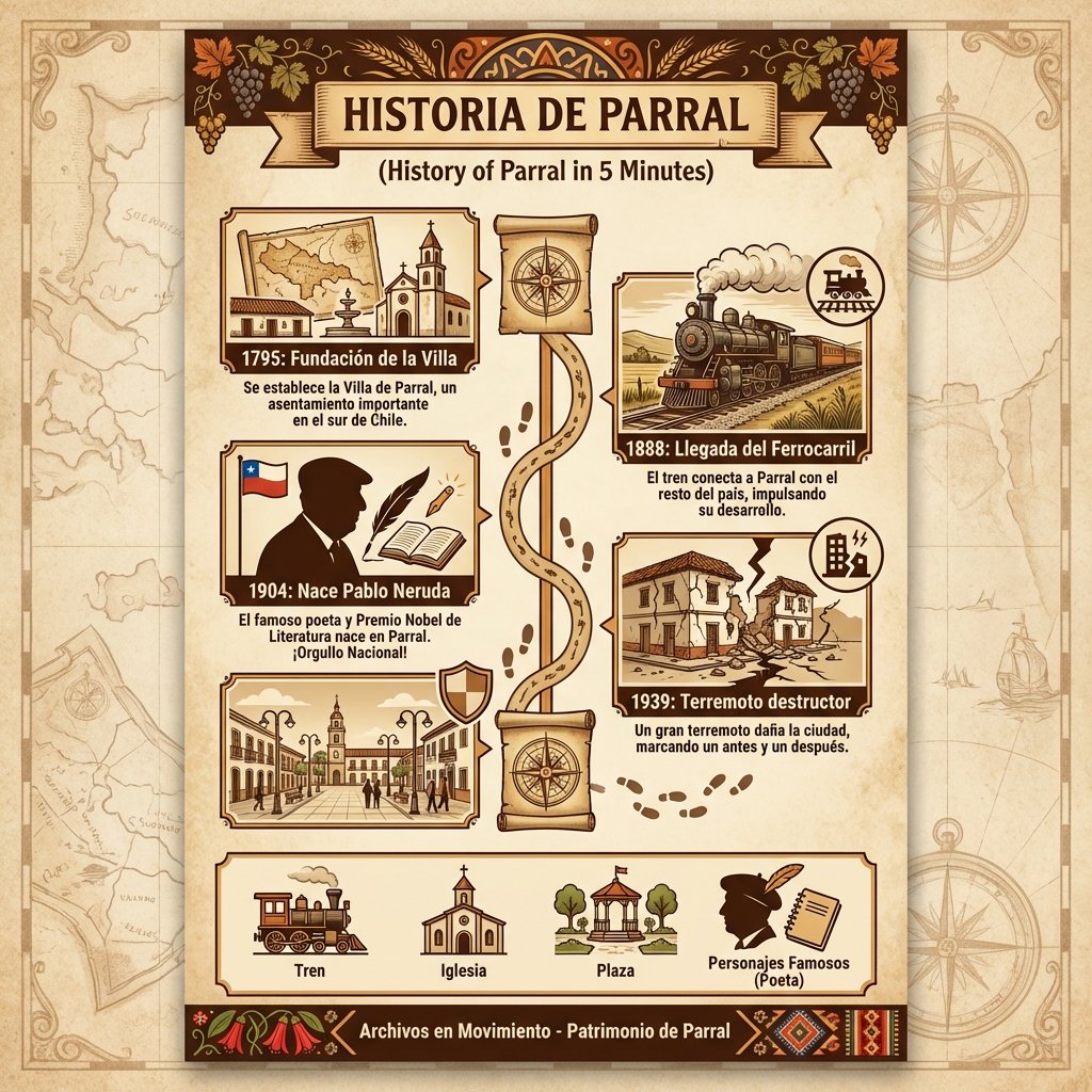 Infografía Historia de Parral