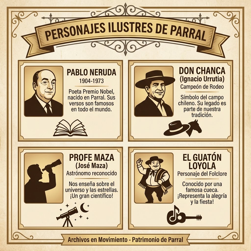 Infografía Personajes Ilustres